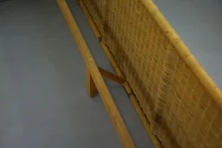 Pamono Wicker Bed by Adalberto Dal Lago, 1960s Clearance