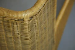 Pamono Wicker Bed by Adalberto Dal Lago, 1960s Clearance