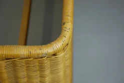 Pamono Wicker Bed by Adalberto Dal Lago, 1960s Clearance