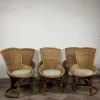 Pamono Wicker Chairs with Curved Frame, 1960s, Set of 6 Sale
