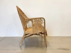 Pamono Wicker Lounge Set, 1980s, Set of 4 Outlet