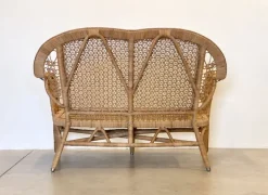 Pamono Wicker Lounge Set, 1980s, Set of 4 Outlet