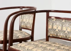 Pamono Wiener Secession Seating Set by Otto Wagner for Mundus Austria, 1903, Set of 3 Sale