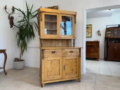 Pamono Wilhelminian Cupboard in Spruce Hot