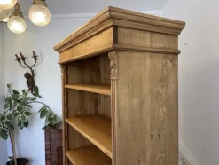 Pamono Wilhelminian Style Bookcase in Natural Wood Best