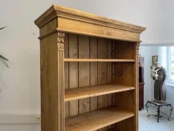 Pamono Wilhelminian Style Bookcase in Natural Wood Best