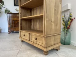 Pamono Wilhelminian Style Bookcase in Natural Wood Best