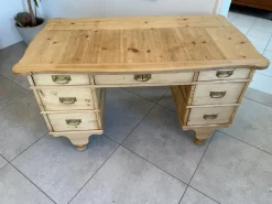 Pamono Wilhelminian Style Desk in Natural Wood
