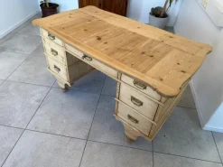 Pamono Wilhelminian Style Desk in Natural Wood