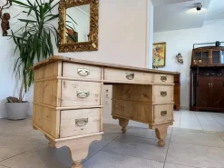 Pamono Wilhelminian Style Desk in Natural Wood