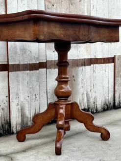 Pamono Willem III Dutch Mahogany Game Table, 1855s Hot