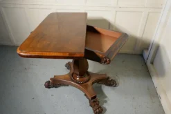 Pamono William IV Folding Games or Card Table, 1830s Outlet