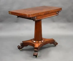 Pamono William IV Mahogany Card Table, 1830 Discount