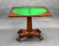 Pamono William IV Mahogany Card Table, 1830 Discount