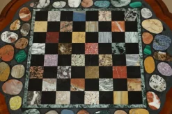 Pamono William IV Marble Chess Board Table with Pietra Dura Top, 1830s Outlet