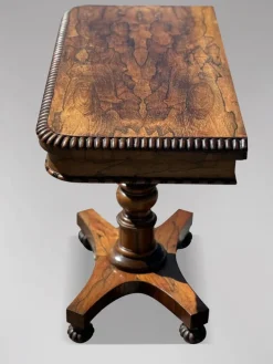 Pamono William IV Rosewood Fold-Over Card Table, 1830s Hot