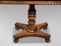 Pamono William IV Rosewood Fold-Over Card Table, 1830s Hot