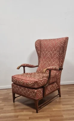 Pamono Winged Tub Chair by Paolo Buffa, 1950s Hot