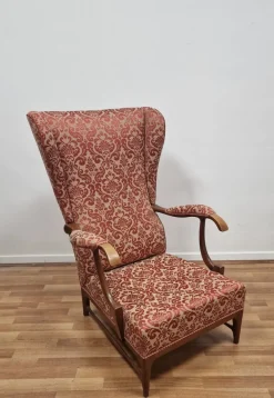 Pamono Winged Tub Chair by Paolo Buffa, 1950s Hot