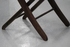 Pamono Wood and Cane Folding Chair, 1970s