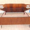 Pamono Wood Double Bed, 1950s Discount