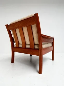 Pamono Wood Ladies Armchair from Dyrlund, 1960s New