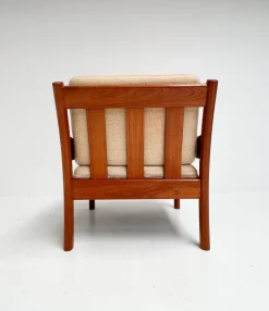 Pamono Wood Ladies Armchair from Dyrlund, 1960s New