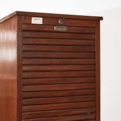 Pamono Wood Shutter File Cabinet