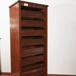 Pamono Wood Shutter File Cabinet