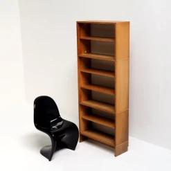Pamono Wooden Bookcase by Cees Braakman for Pastoe, 1970s Sale