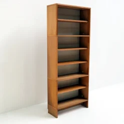 Pamono Wooden Bookcase by Cees Braakman for Pastoe, 1970s Sale