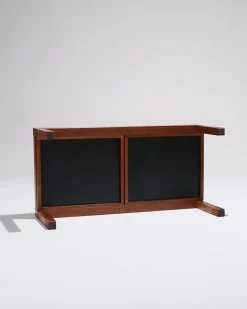 Pamono Wooden Coffee Table by Bernard Vuarnesson, 1970s