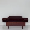 Pamono Wooden Double Bed by Gianfranco Frattini, 1950s Clearance