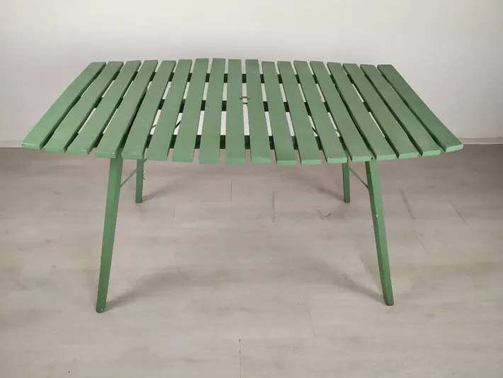 Pamono Wooden Folding Garden Table Outlet