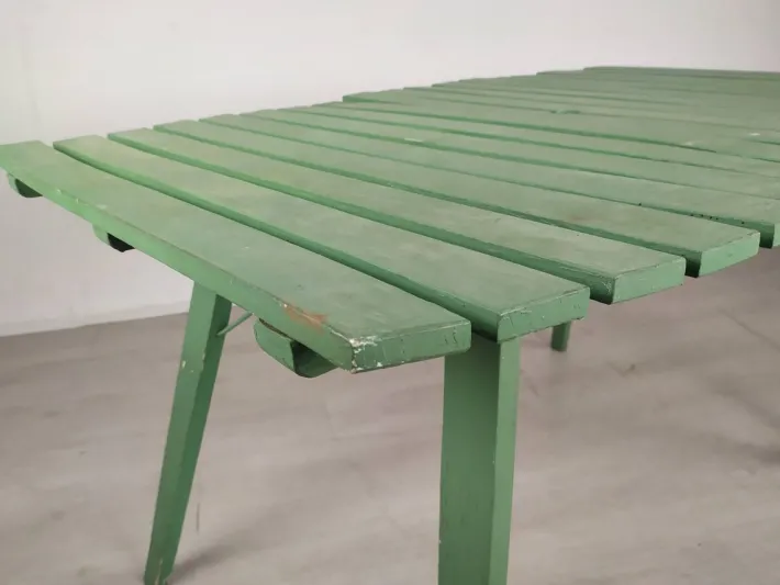 Pamono Wooden Folding Garden Table Outlet