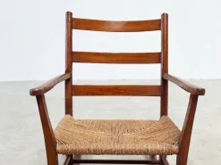 Pamono Wooden Rocking Chair by Aksel Hansson, 1950s Sale