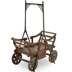 Pamono Wooden Rolling Child's Cradle