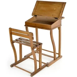 Pamono Wooden School Desk from Jouets Clerc Outlet