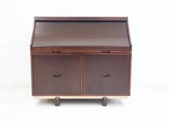 Pamono Wooden Secretaire by Gianfranco Frattini for Bernini, 1960s Outlet