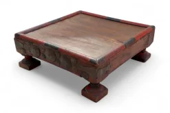 Pamono Wooden Side Table, Afghanistan, 1950s Hot