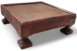 Pamono Wooden Side Table, Afghanistan, 1950s Hot