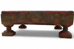 Pamono Wooden Side Table, Afghanistan, 1950s Hot