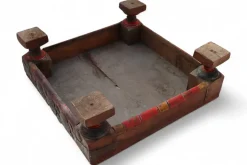 Pamono Wooden Side Table, Afghanistan, 1950s Hot