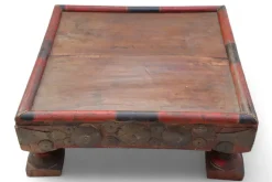 Pamono Wooden Side Table, Afghanistan, 1950s Hot