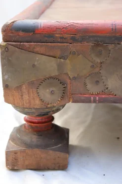 Pamono Wooden Side Table, Afghanistan, 1950s Hot