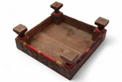 Pamono Wooden Side Table, Afghanistan, 1950s Clearance