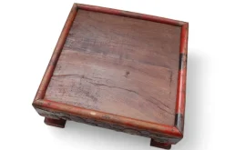 Pamono Wooden Side Table, Afghanistan, 1950s Clearance