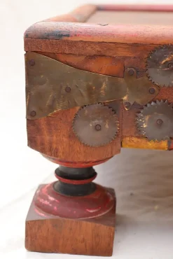 Pamono Wooden Side Table, Afghanistan, 1950s Clearance
