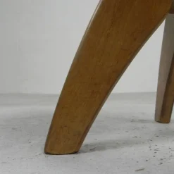 Pamono Wooden Swivel Chair, 1950s Discount