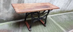 Pamono Workbench in Oak with Iron Base Outlet